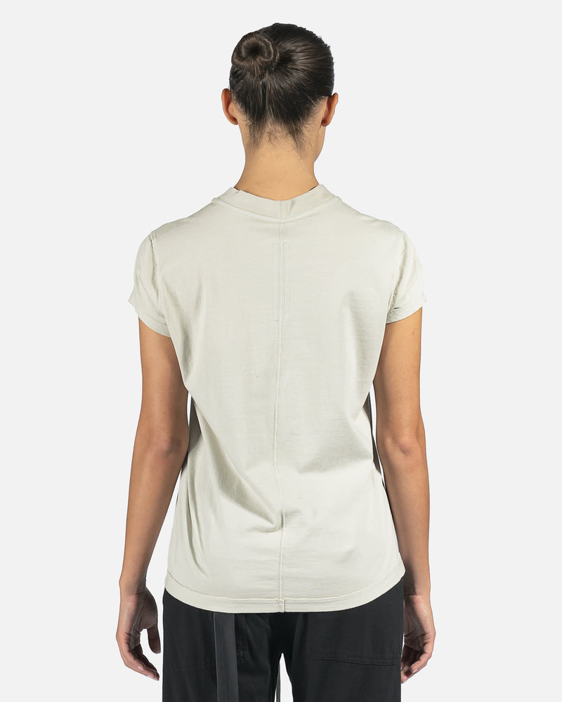 Rick Owens DRKSHDW Women T-Shirts Small Level Tee in Oyster