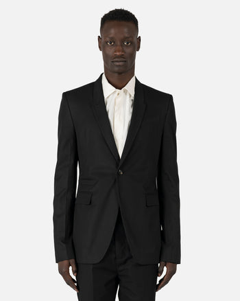 Rick Owens Men's Jackets Soft Blazer in Black