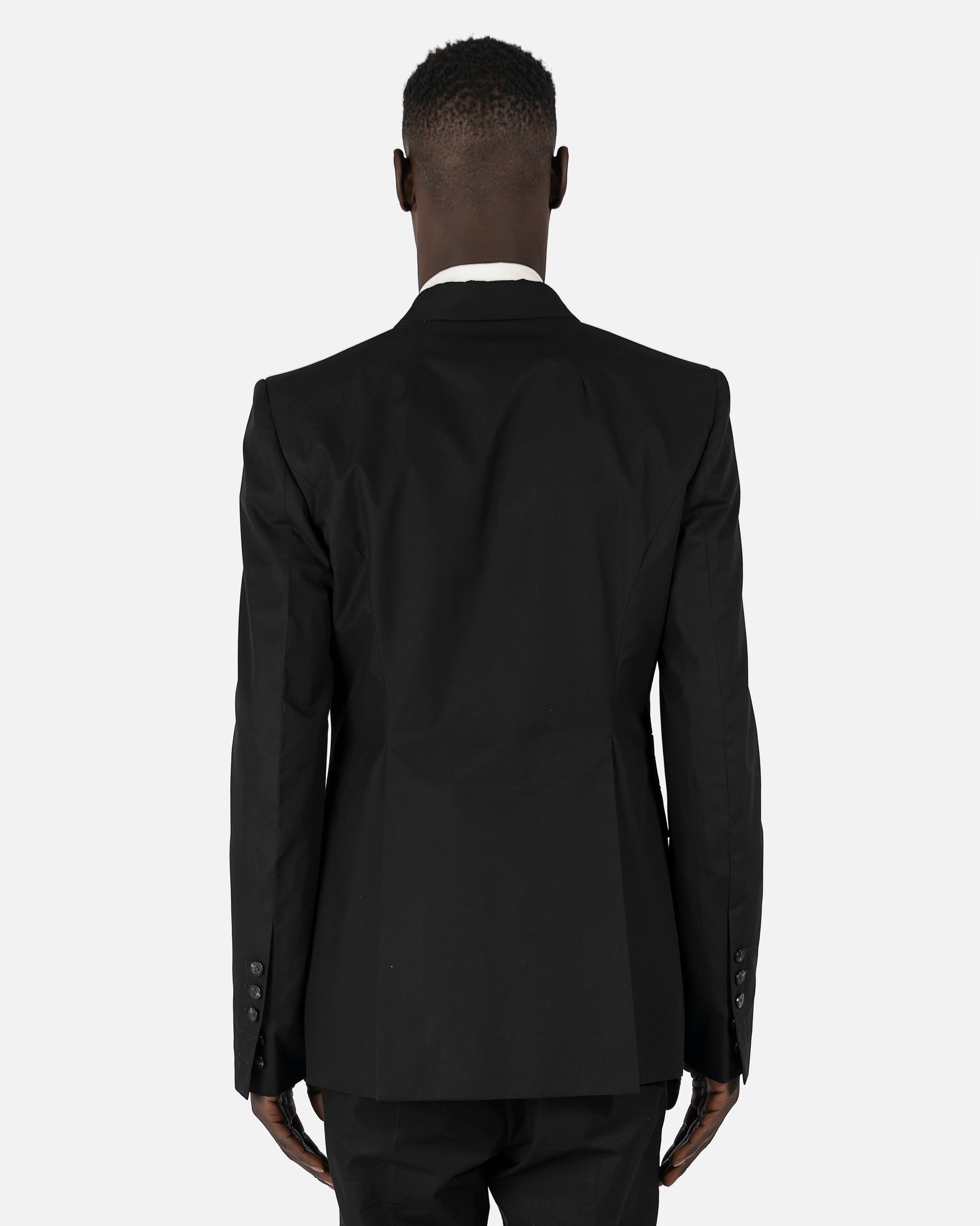 Rick Owens Men's Jackets Soft Blazer in Black