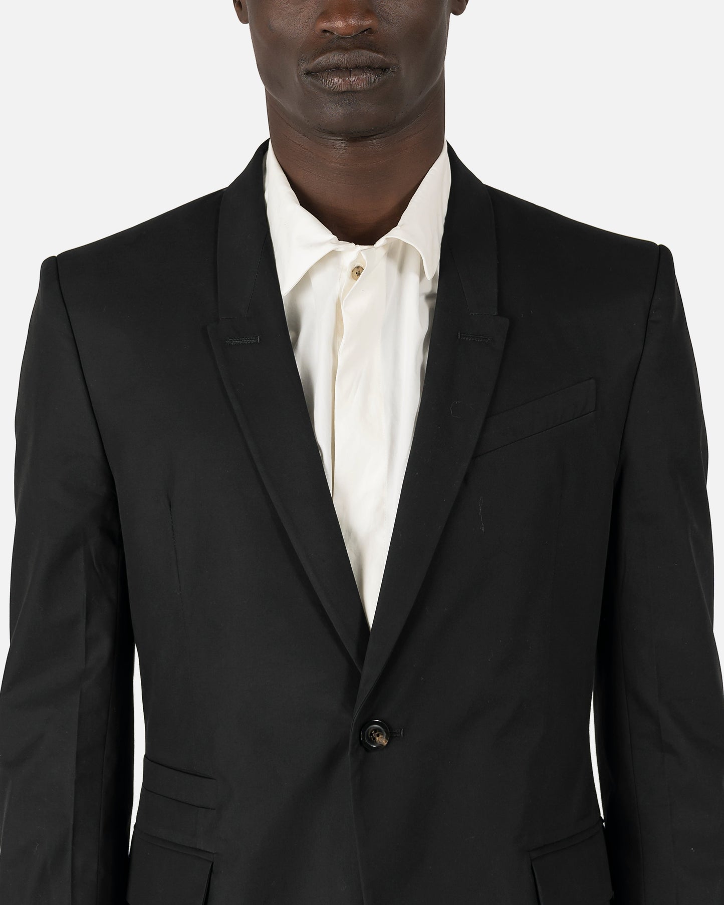Rick Owens Men's Jackets Soft Blazer in Black