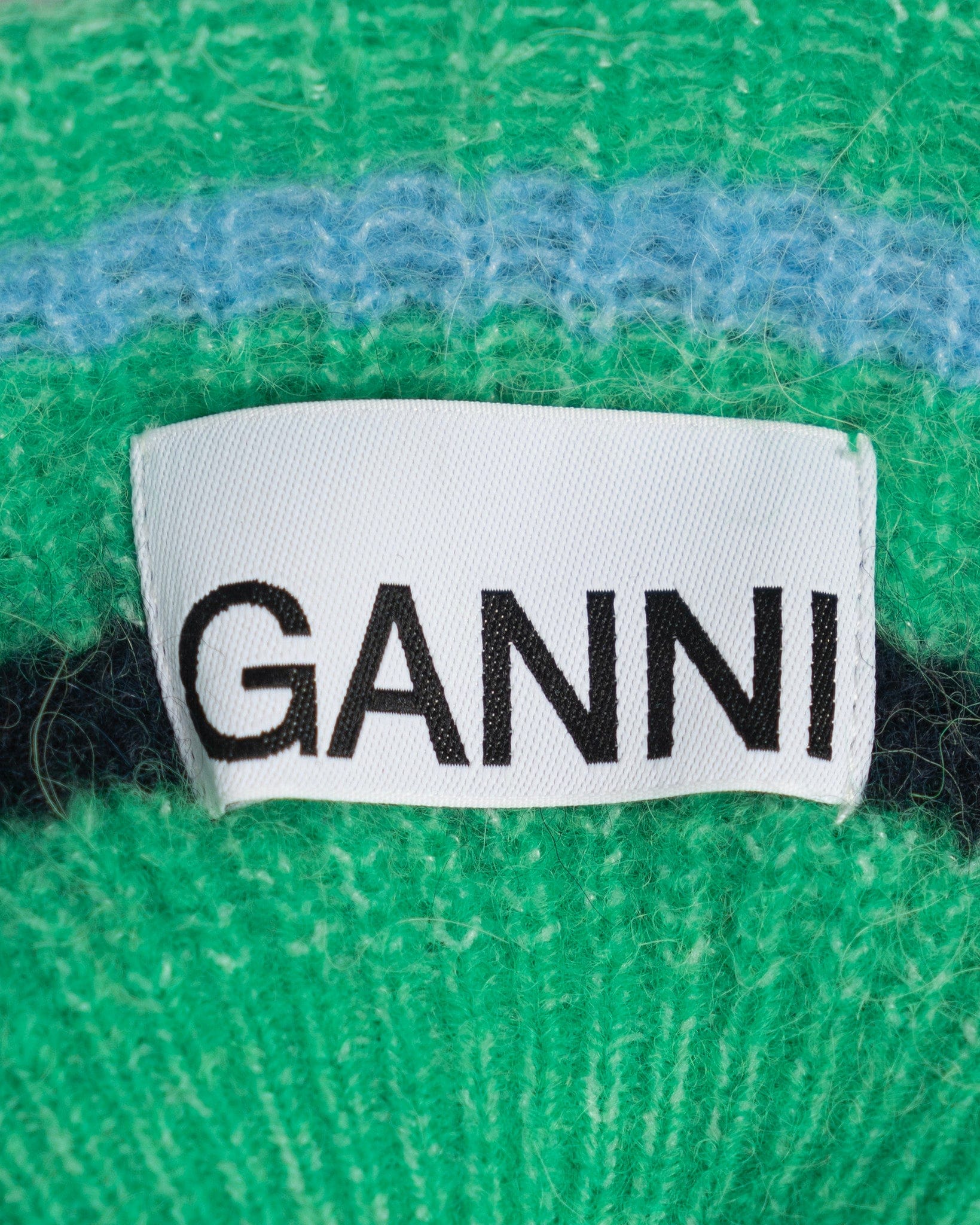 Ganni Women's Hats Soft Wool Beret in Kelly Green