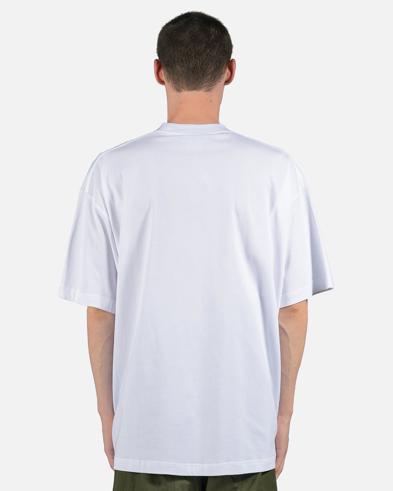 VETEMENTS Men's T-Shirts South Korea Flag Logo Tee in White