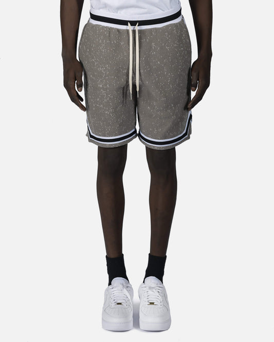 John Elliott Men's Shorts Spec Wool Game Shorts in Moss Grey
