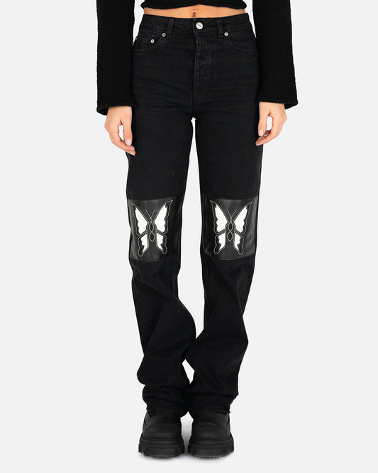 Our Legacy Women Pants Spiral Cut Denim in Black