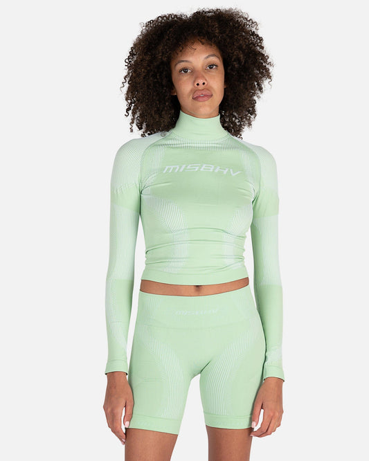 MISBHV Women Tops Sports Active Classic Longsleeve in Mint