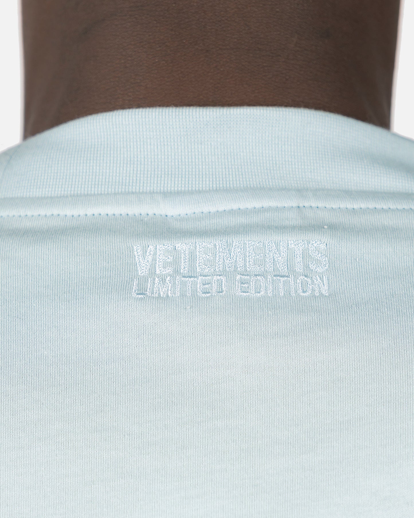 VETEMENTS Men's T-Shirts Still No Date T-Shirt in Baby Blue