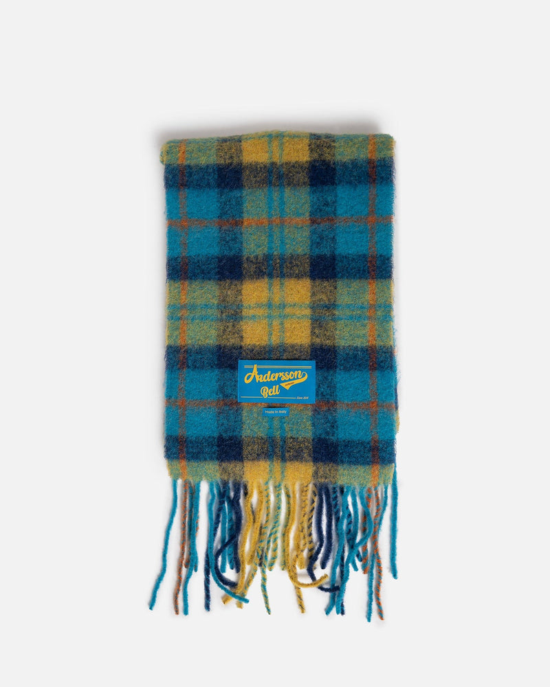 Andersson Bell Scarves Stola Big Check Scarf in Blue
