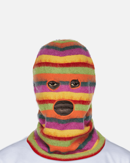 Marni Men's Hats Striped Balaclava in Multicolor