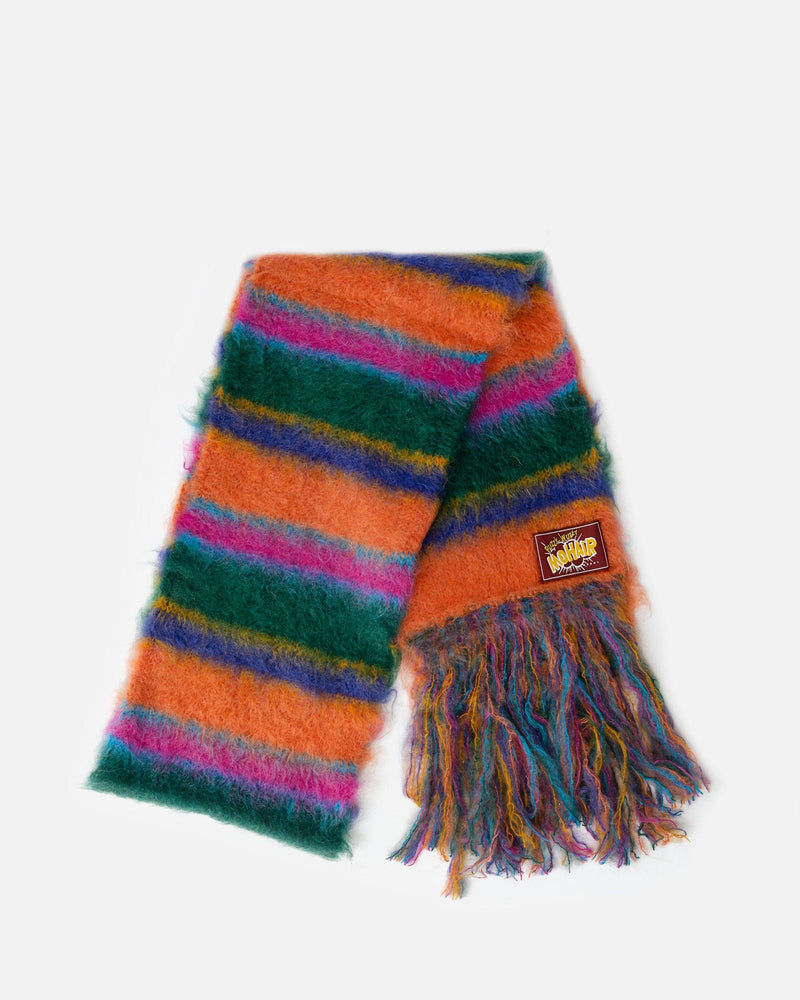 Marni Scarves Striped Mohair Scarf in Multicolor