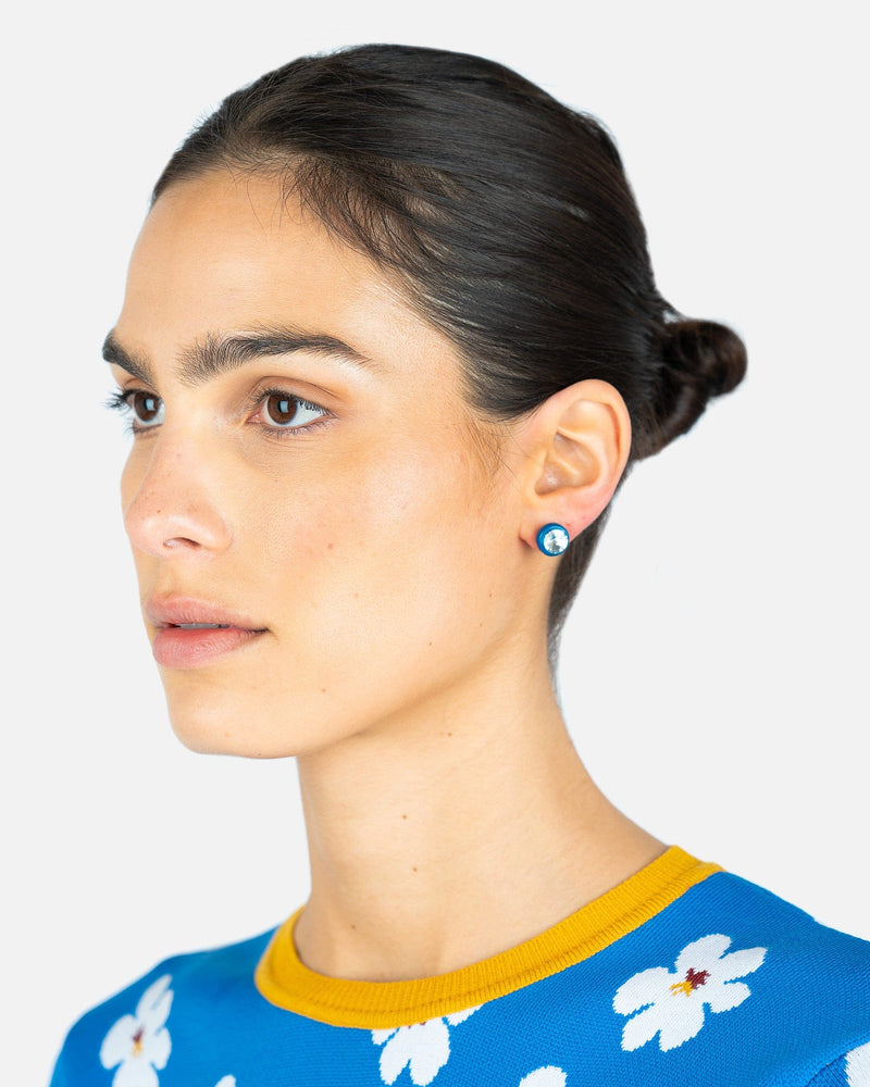 Marni Jewelry Stud Earring in Ocean