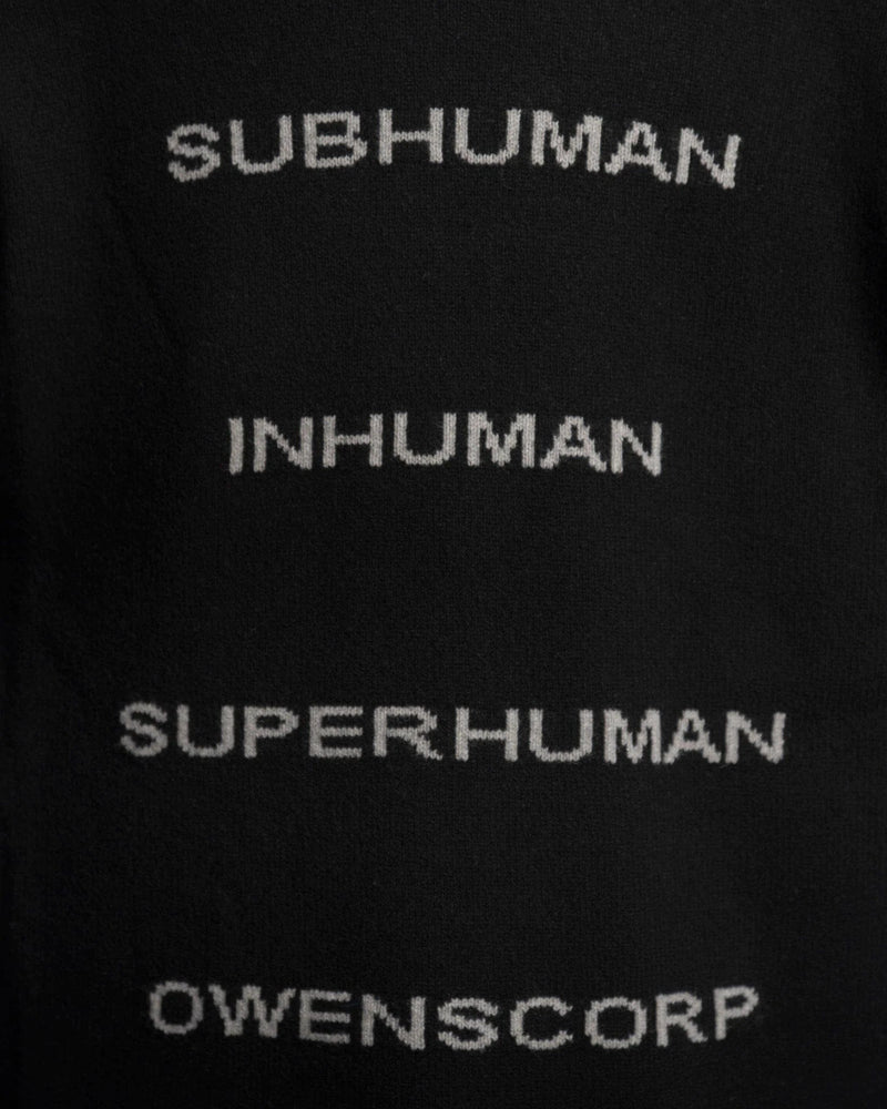 Subbhuman Subhuman Hooded Tommy in Black/Pearl – SVRN