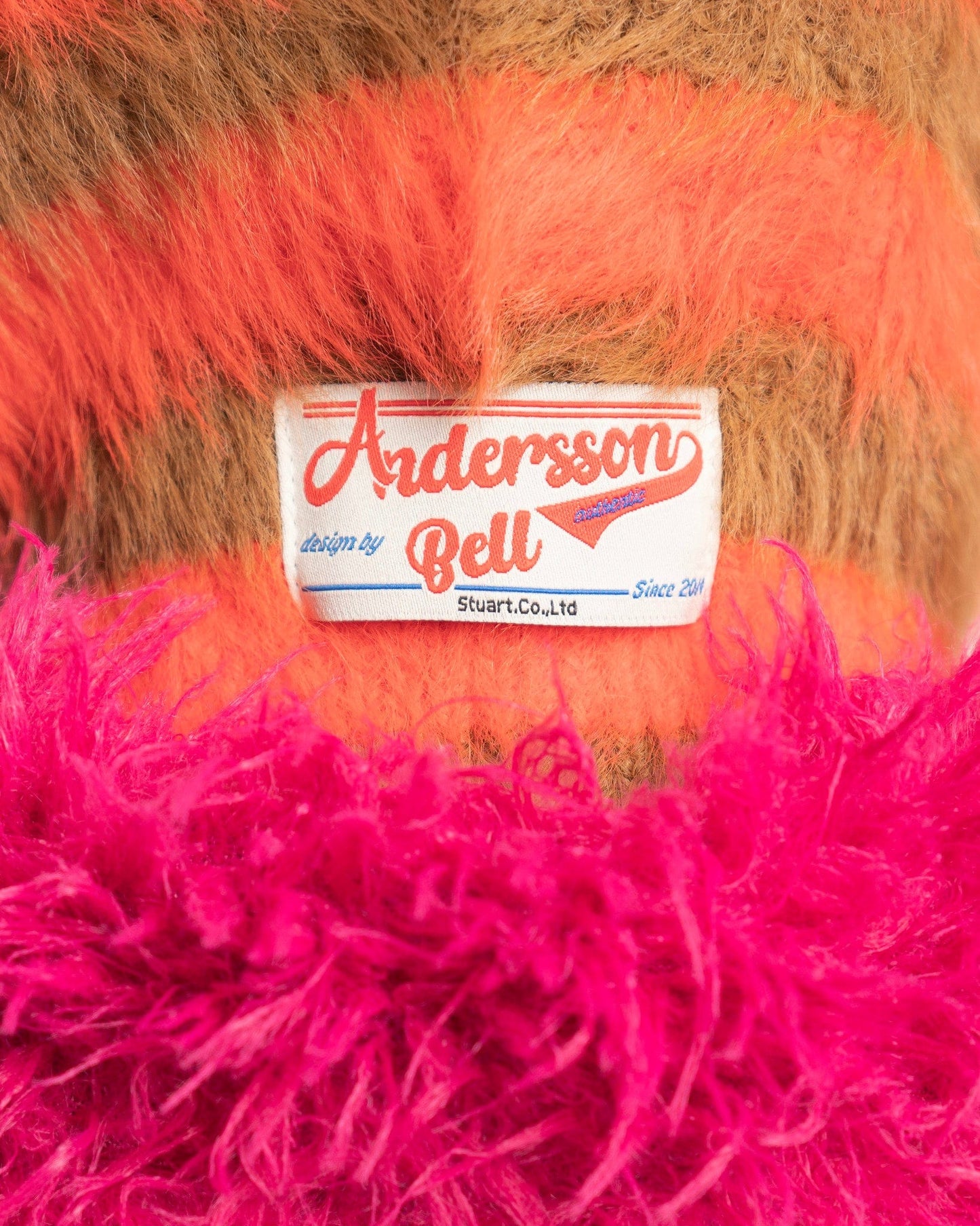 Andersson Bell Women's Hats Sullivan Knit Balaclava in Orange Stripe