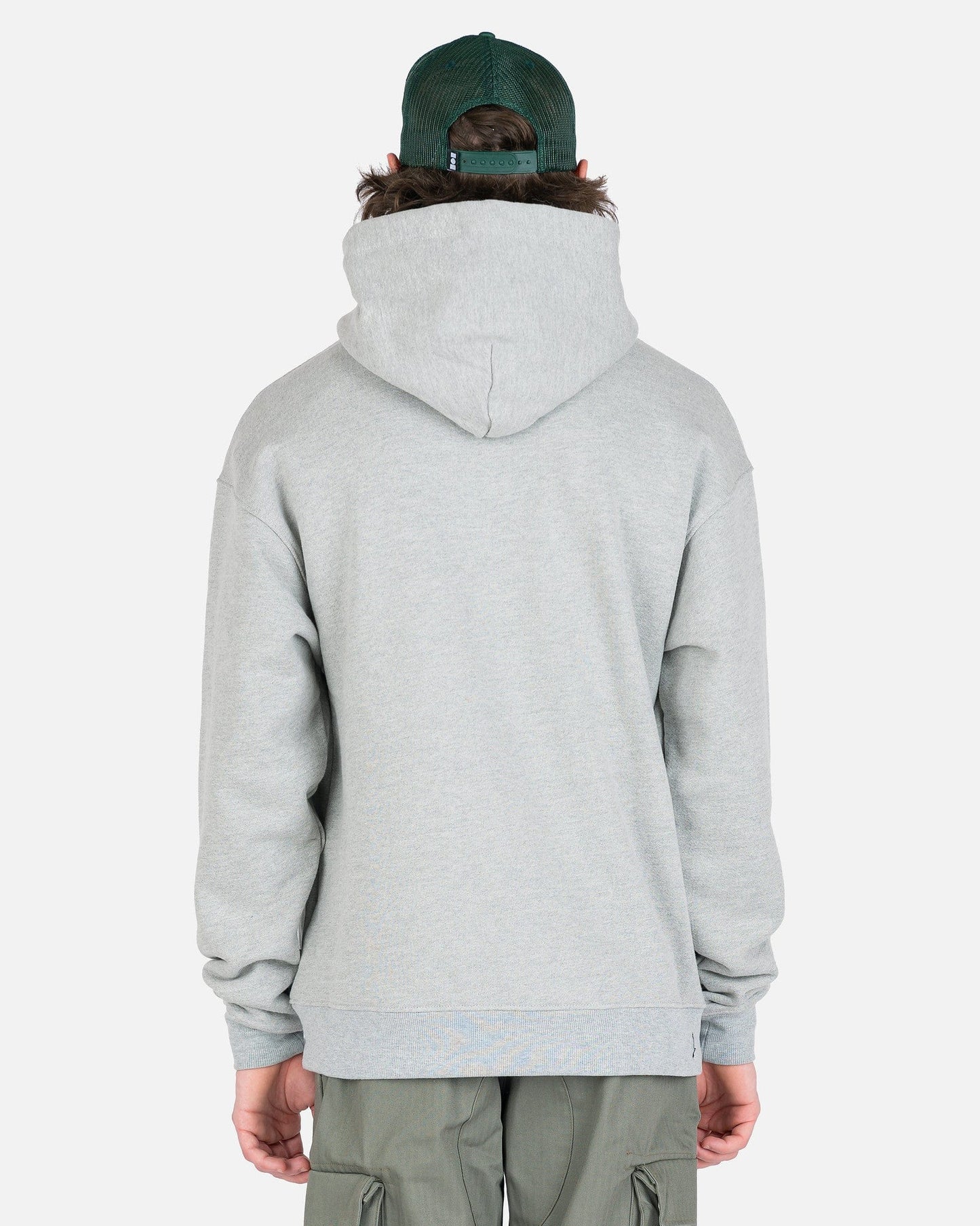 NAHMIAS Men's Sweatshirts Summerland Embroidered Hoodie in Grey