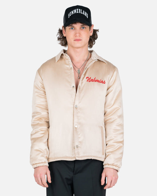 NAHMIAS Men's Jackets Summerland Rainbow Windbreaker in Sand