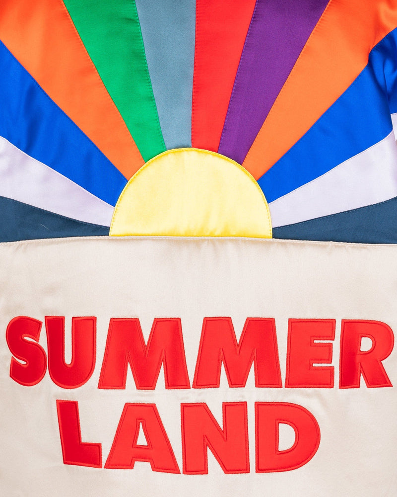 NAHMIAS Men's Jackets Summerland Rainbow Windbreaker in Sand