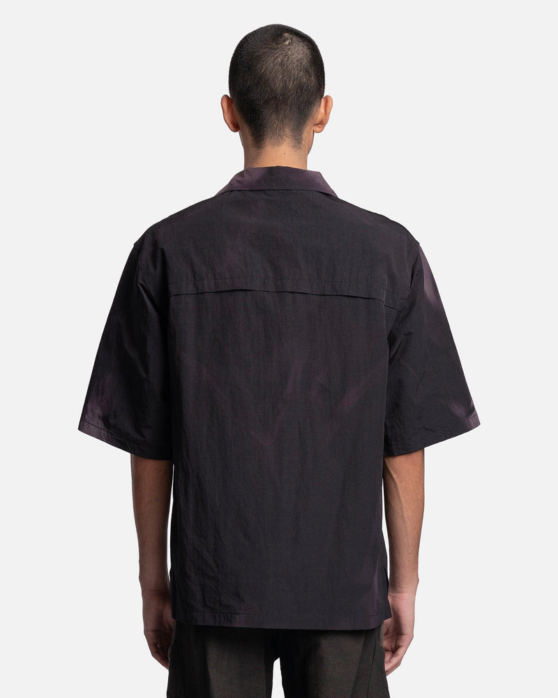 JiyongKim Men's Shirts Sun-Bleached Tailored Collar Shirt in Black