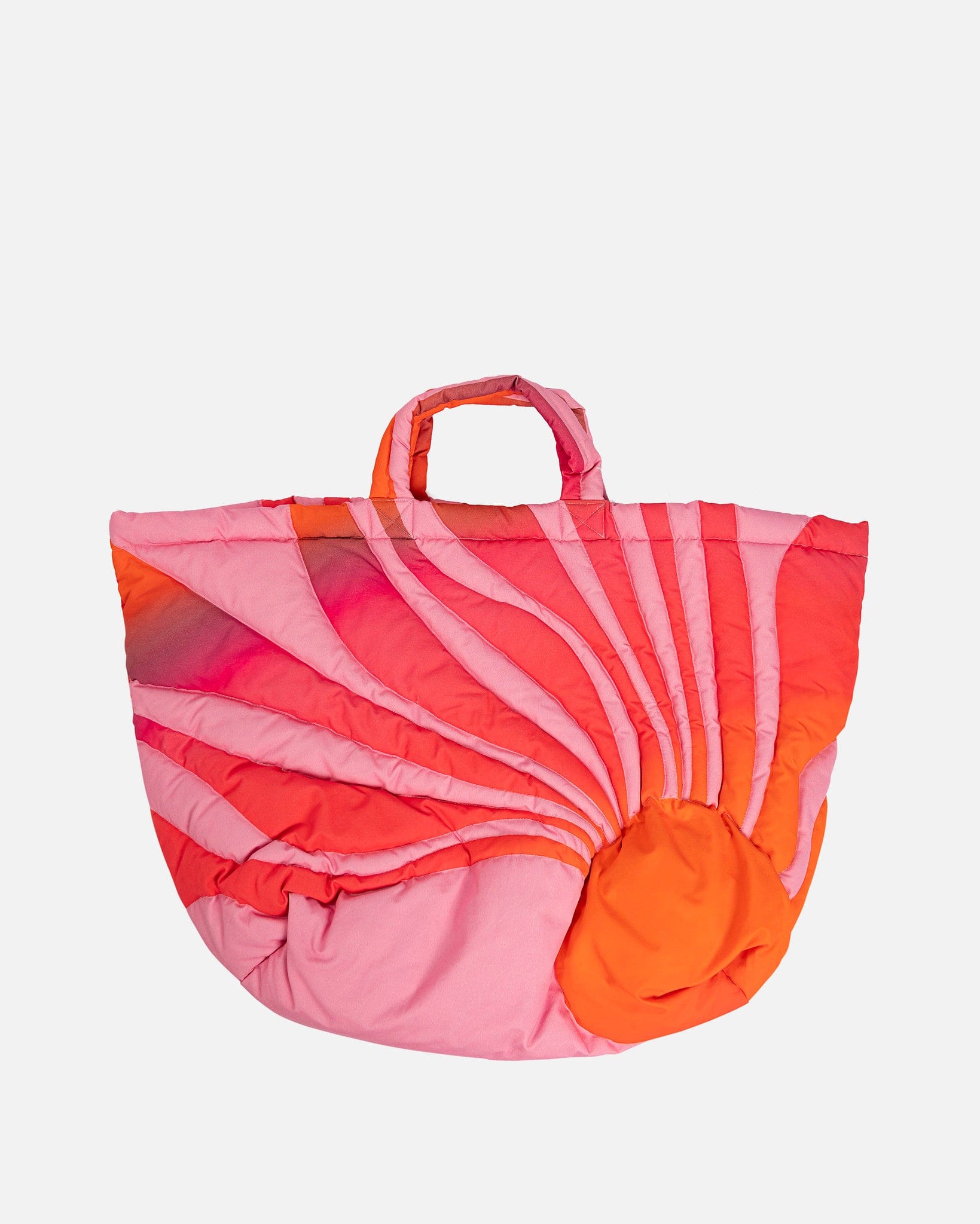 Sunset Puffer Bag in Pink – SVRN
