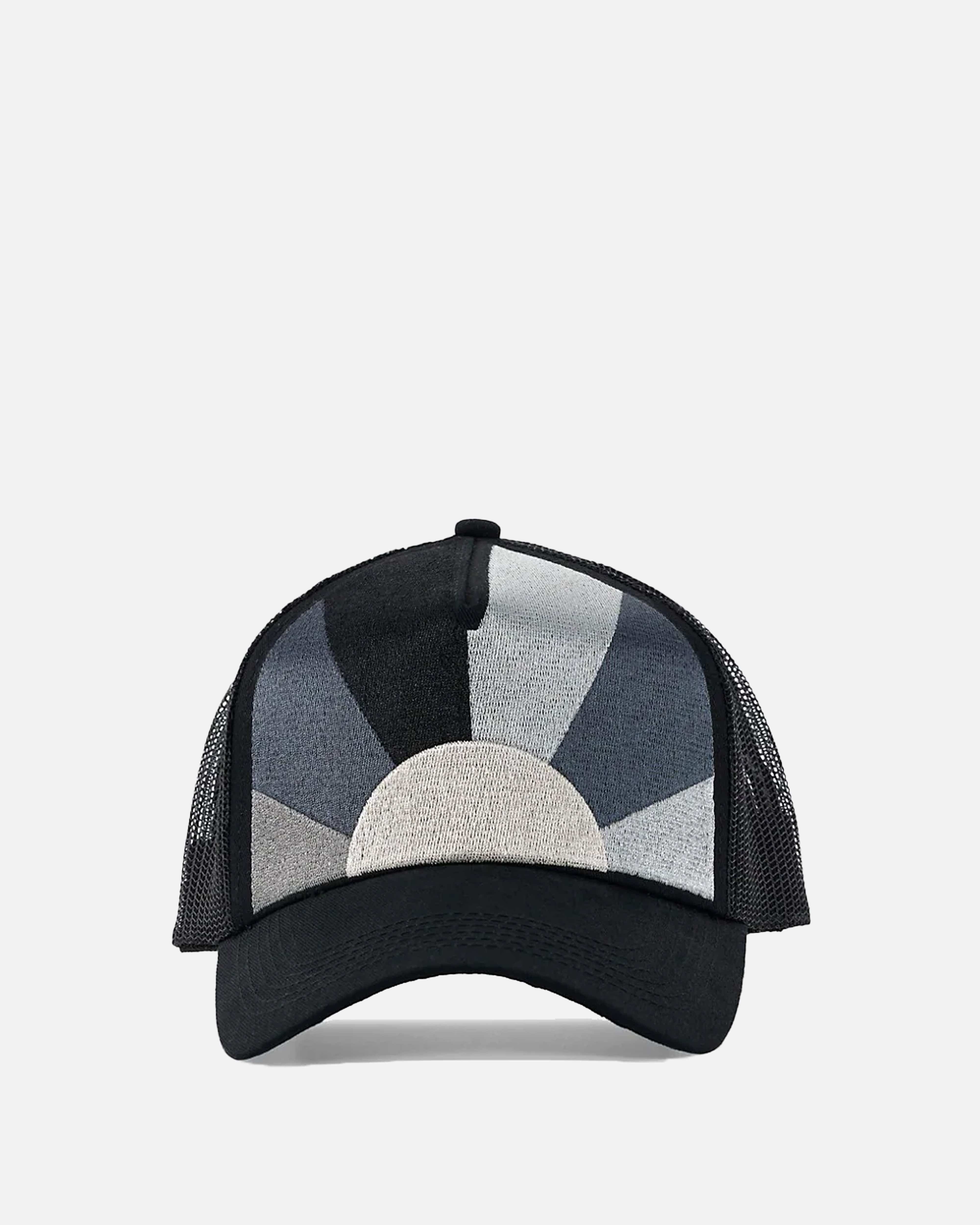 Sunshine Trucker Hat in Black – SVRN