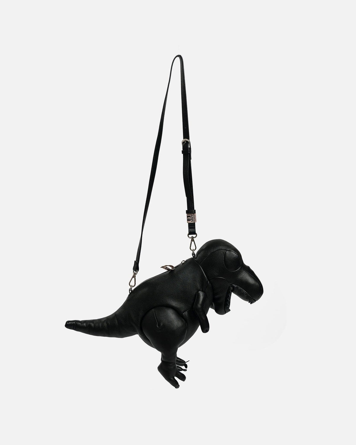 T-Rex bag Maison Mihara Yasuhiro en cuir noir, vue packshot