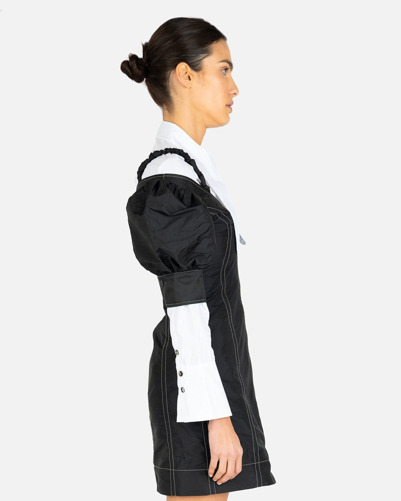Ganni Women Dresses Tafetta Dress in Black