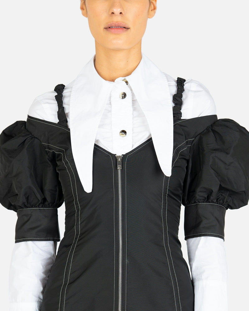 Ganni Women Dresses Tafetta Dress in Black