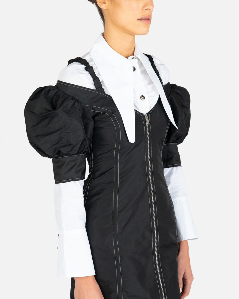 Ganni Women Dresses Tafetta Dress in Black
