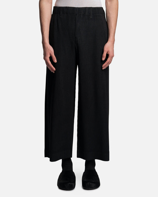Homme Plissé Issey Miyake Men's Pants Tailored Pleats 2 Pants in Black
