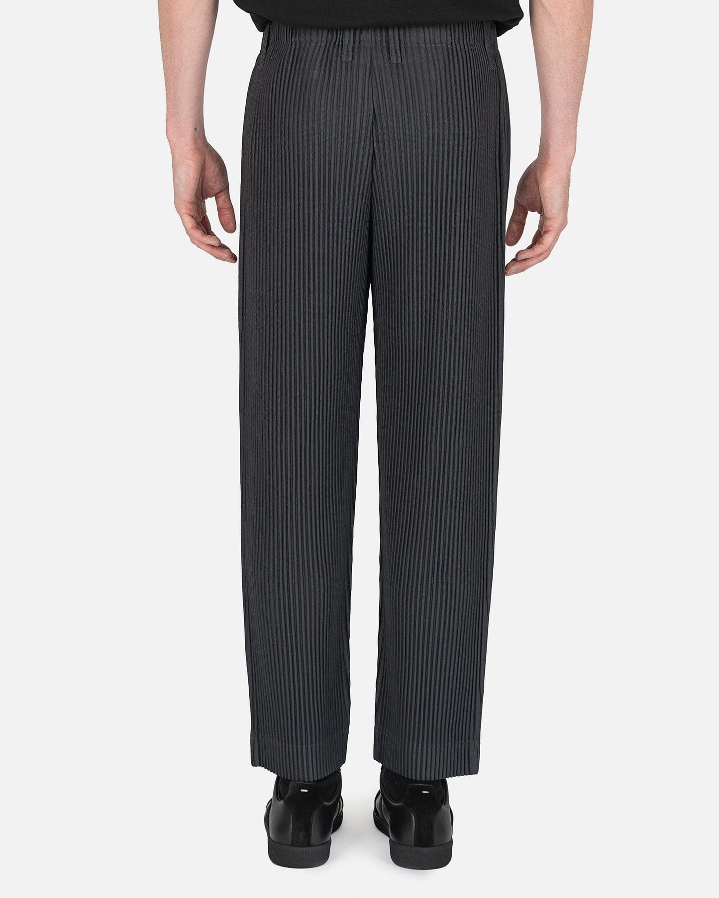 Homme Plissé Issey Miyake SOLD OUT Tailored Pleats Trousers in Grey