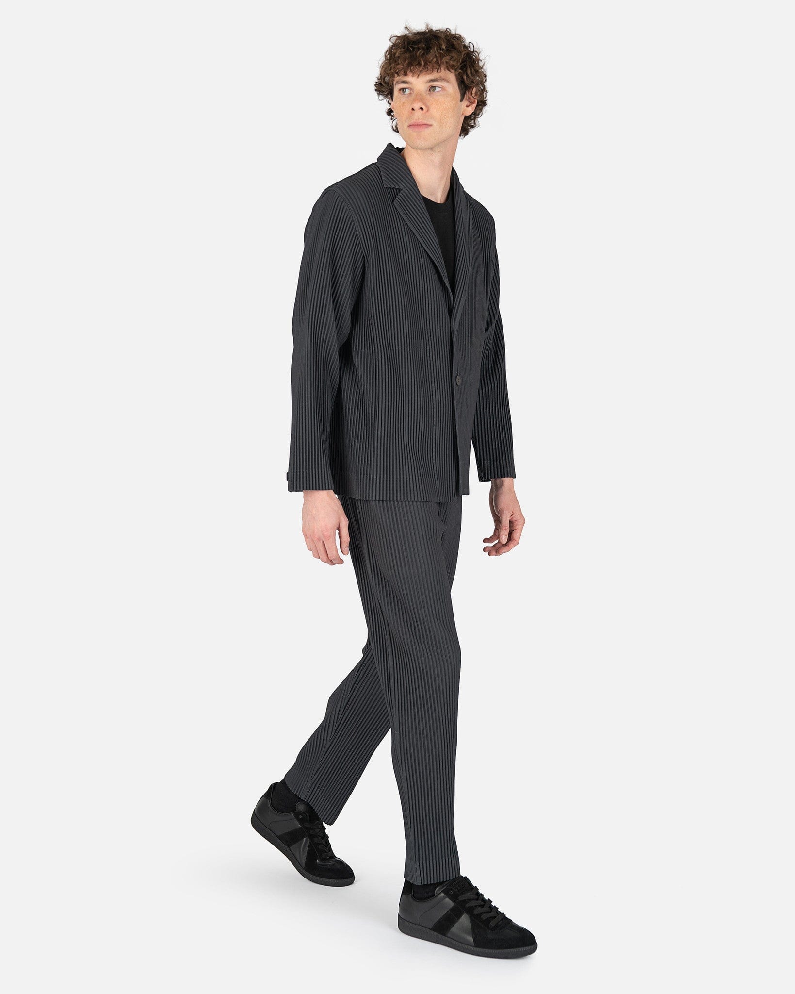 Homme Plissé Issey Miyake SOLD OUT Tailored Pleats Trousers in Grey
