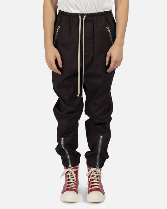 Rick Owens Men's Pants Tecuatl Track Pant in Oxblood