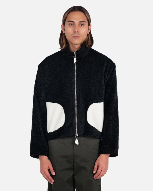 NAMACHEKO Men's Sweater Temen Mid Layer in Black