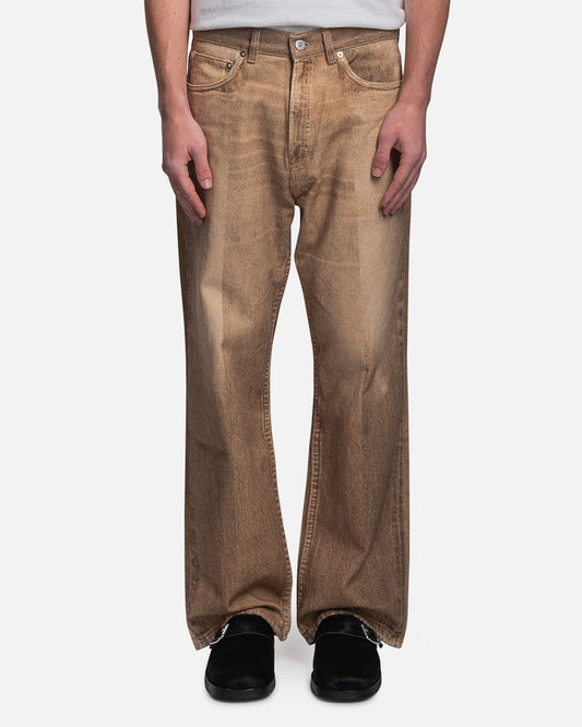 Our Legacy Men's Jeans Third Cut in Digital Dual Sand Denim