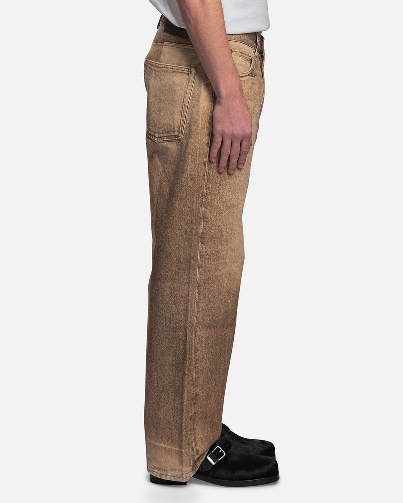 Our Legacy Men's Jeans Third Cut in Digital Dual Sand Denim