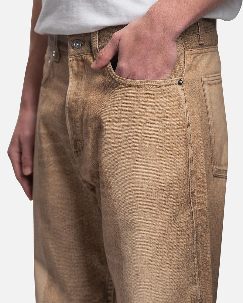 Our Legacy Men's Jeans Third Cut in Digital Dual Sand Denim