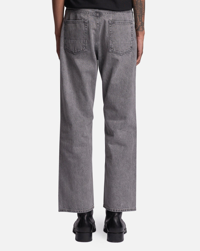 Our Legacy Men's Jeans Third Cut in Superbleach Black Denim