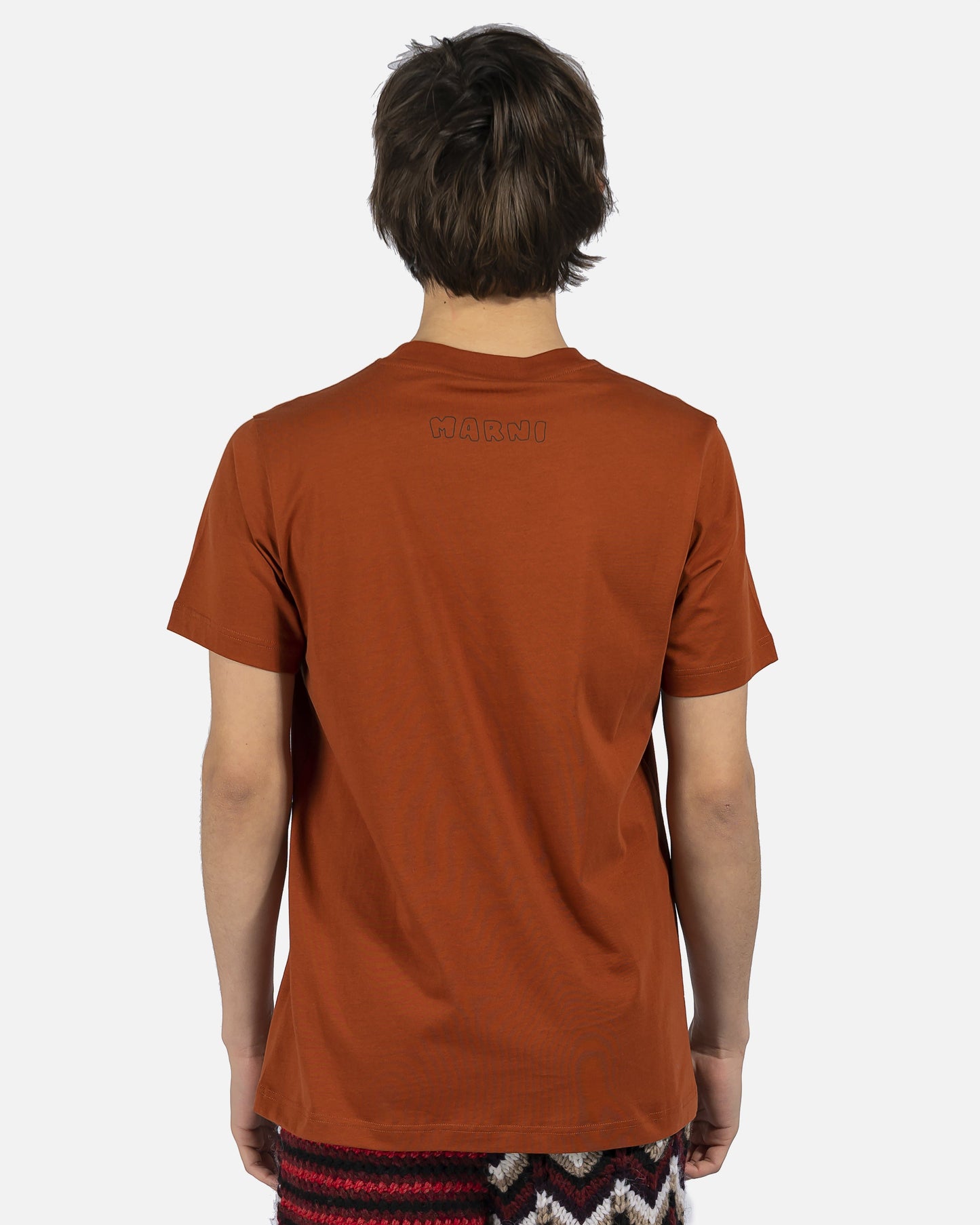 Marni Men's T-Shirts Tiger Logo T-Shirt in Henne