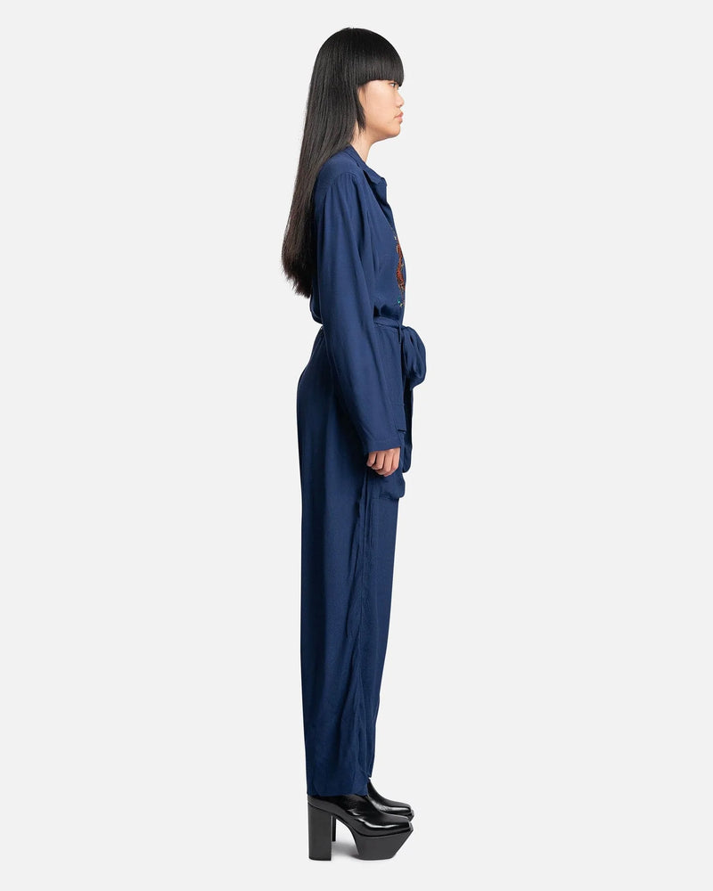 Melody Ehsani Women Tops Tiger Luck Jumpsuit in Navy