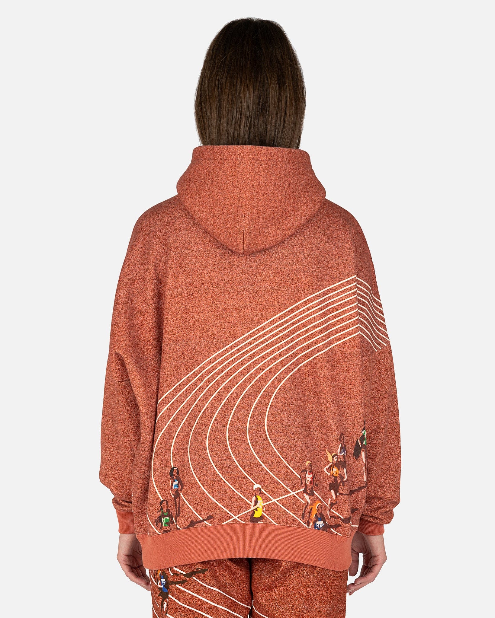 Melody Ehsani Women Sweaters Track Star Hoodie in Clay