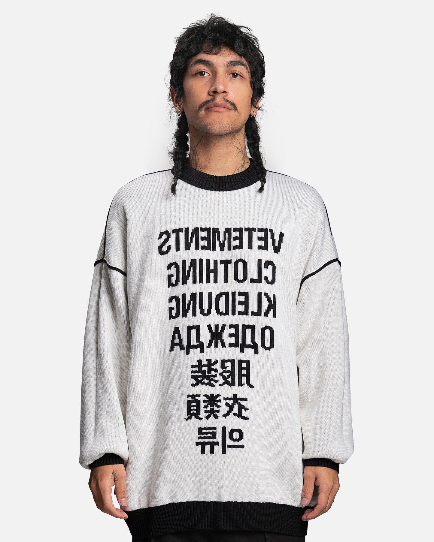 VETEMENTS Translation Sweater in Black