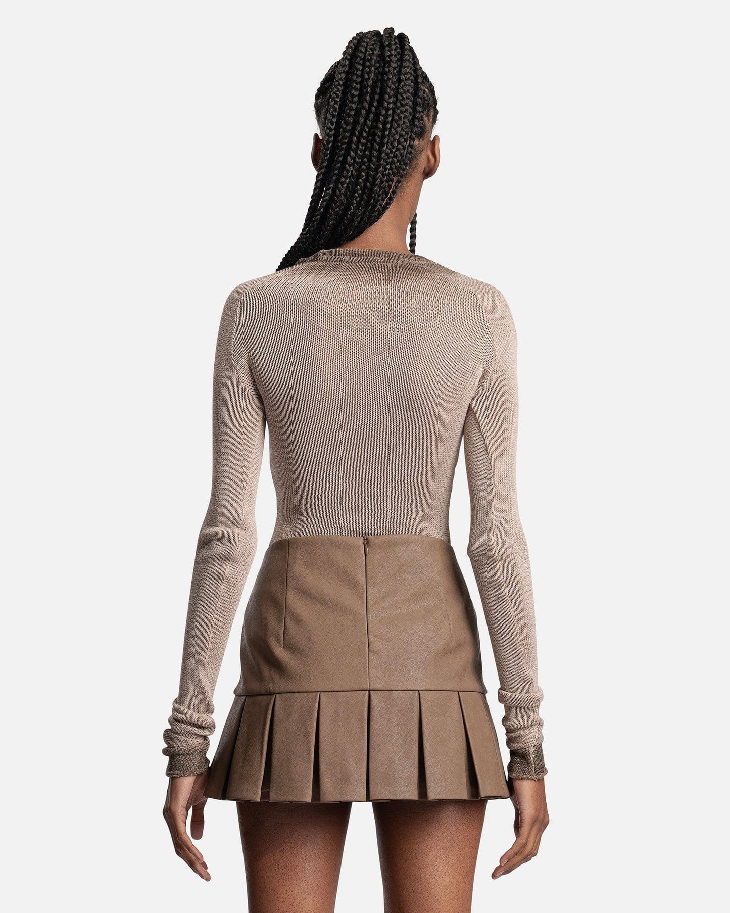 MISBHV Women Tops Tribal Longsleeve in Beige