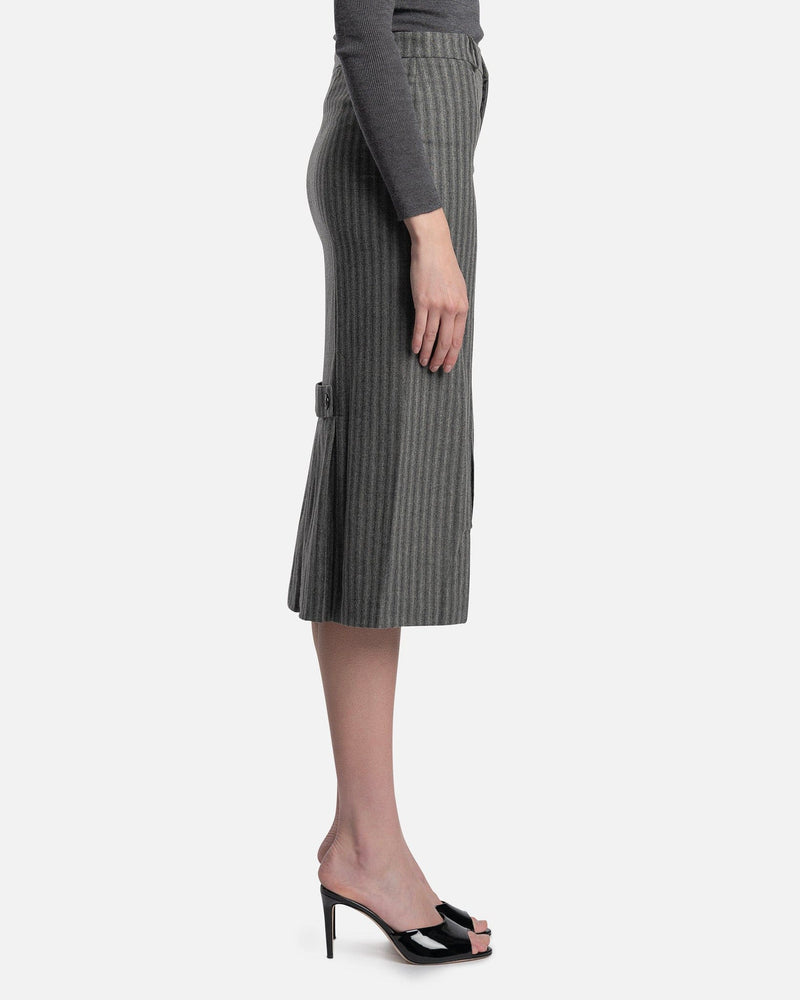 Paloma Wool Women Skirts Turbulence Cotton Blend Skirt in Grey