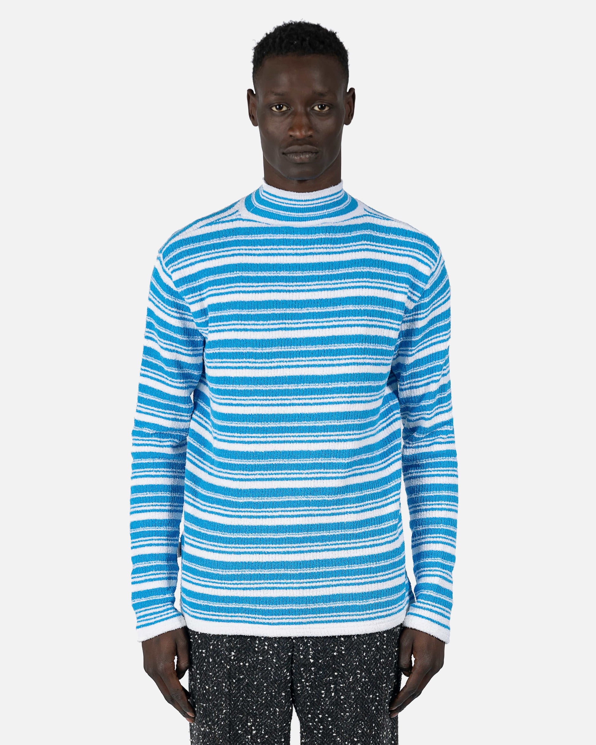 Marni mens sweater Turtle Neck Sweater in Cobalt