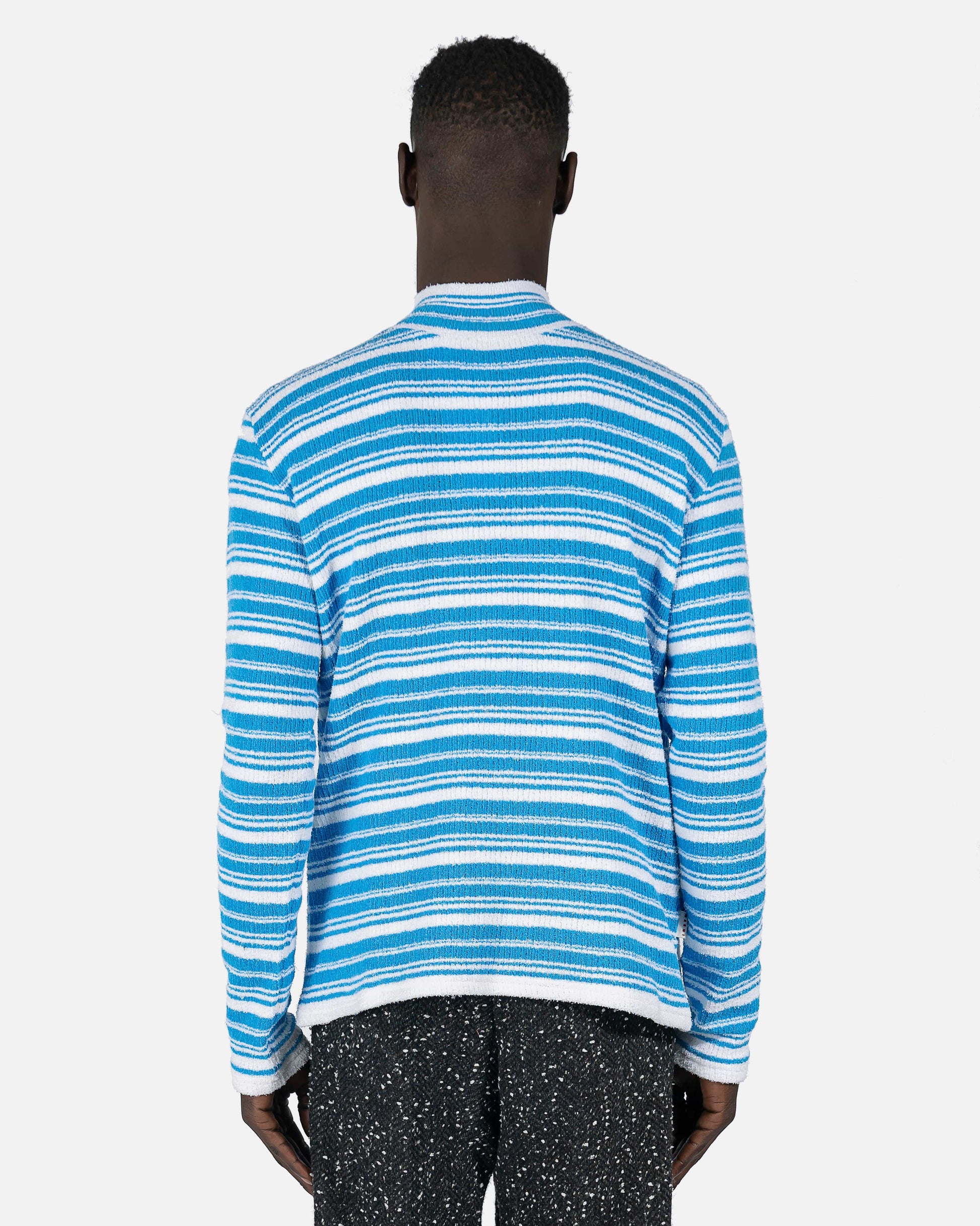 Marni mens sweater Turtle Neck Sweater in Cobalt