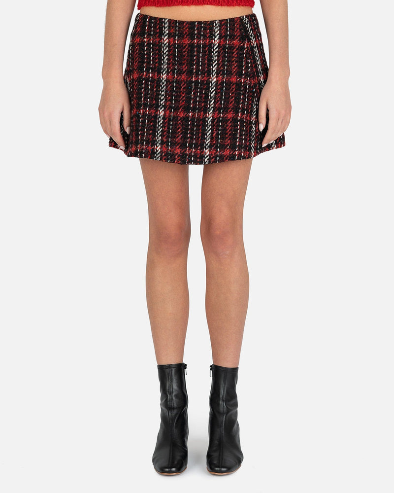 Marni Women Skirts Tweed Mini Skirt in Ruby