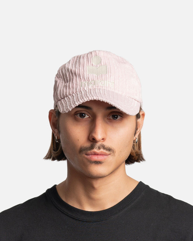 Isabel Marant Homme Men's Hats Tyron Cap in Light Pink