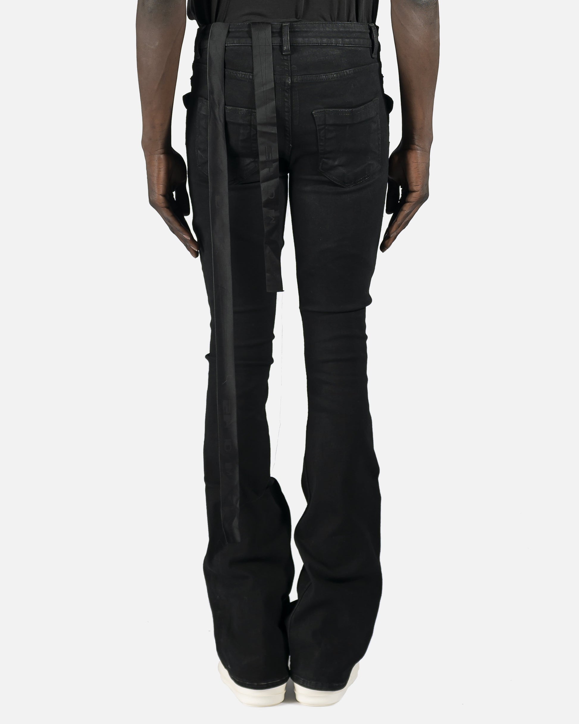 Rick Owens DRKSHDW Men's Jeans Tyrone Bootcut Denim in Black