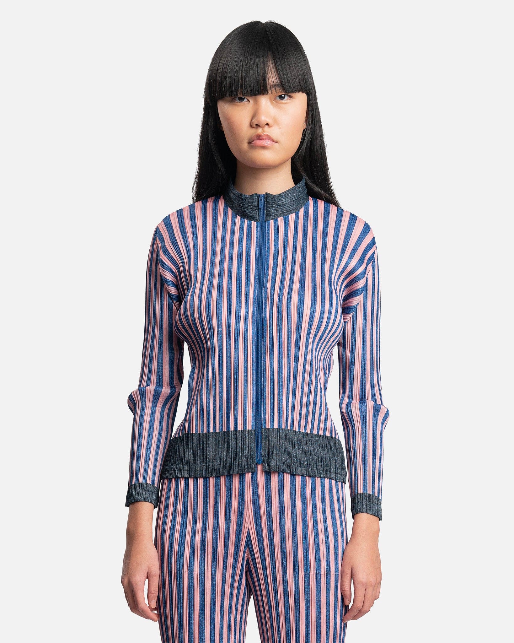 Pleats Please Issey Miyake Women Jackets Upbeat Jacket in Pink