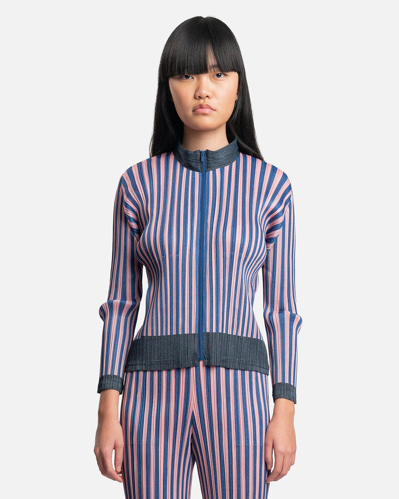 Pleats Please Issey Miyake Women Jackets Upbeat Jacket in Pink