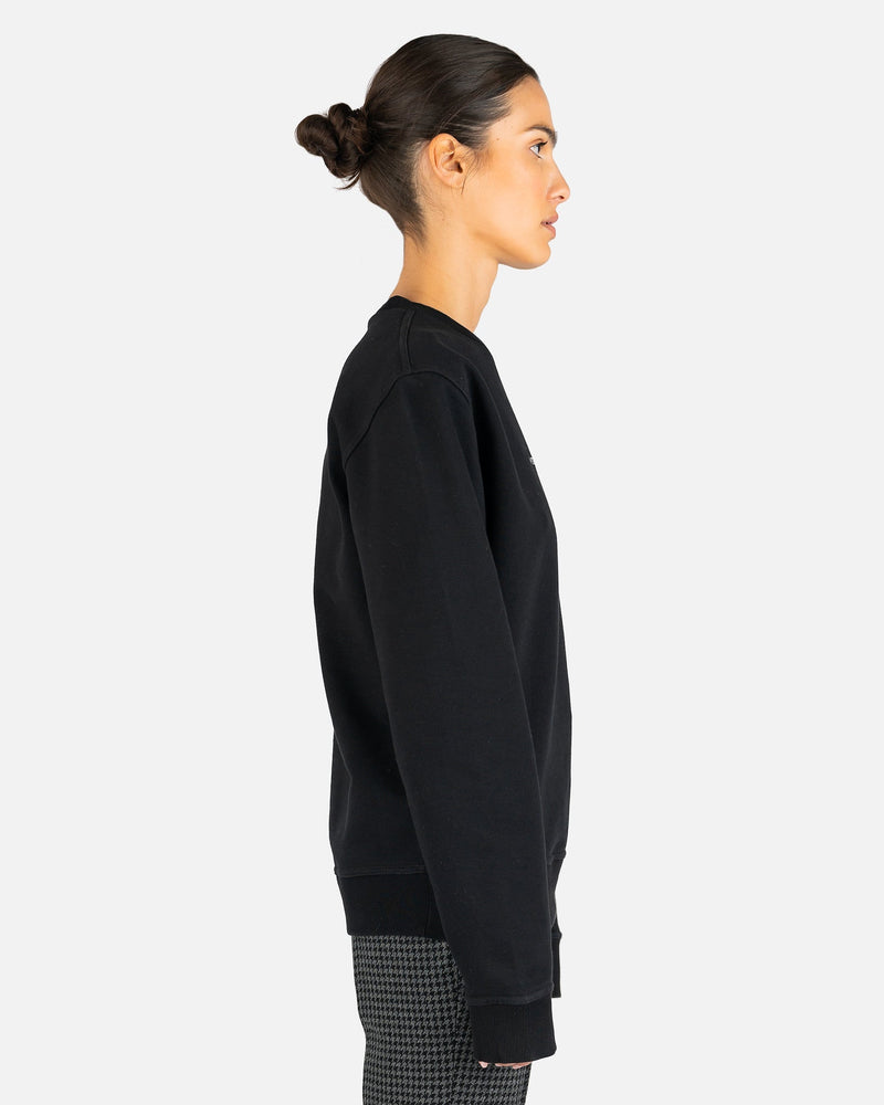 Maison Margiela Women's Sweatshirts Upside Down Logo Sweatshirt in Black