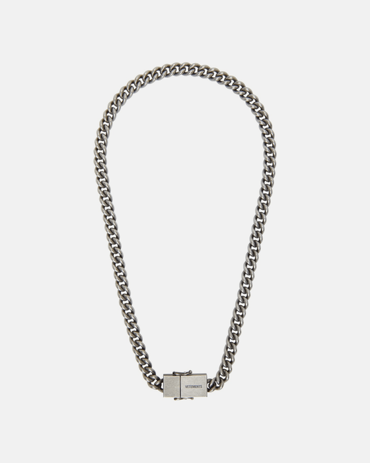 VETEMENTS Jewelry USB-C Necklace in 'Silver'